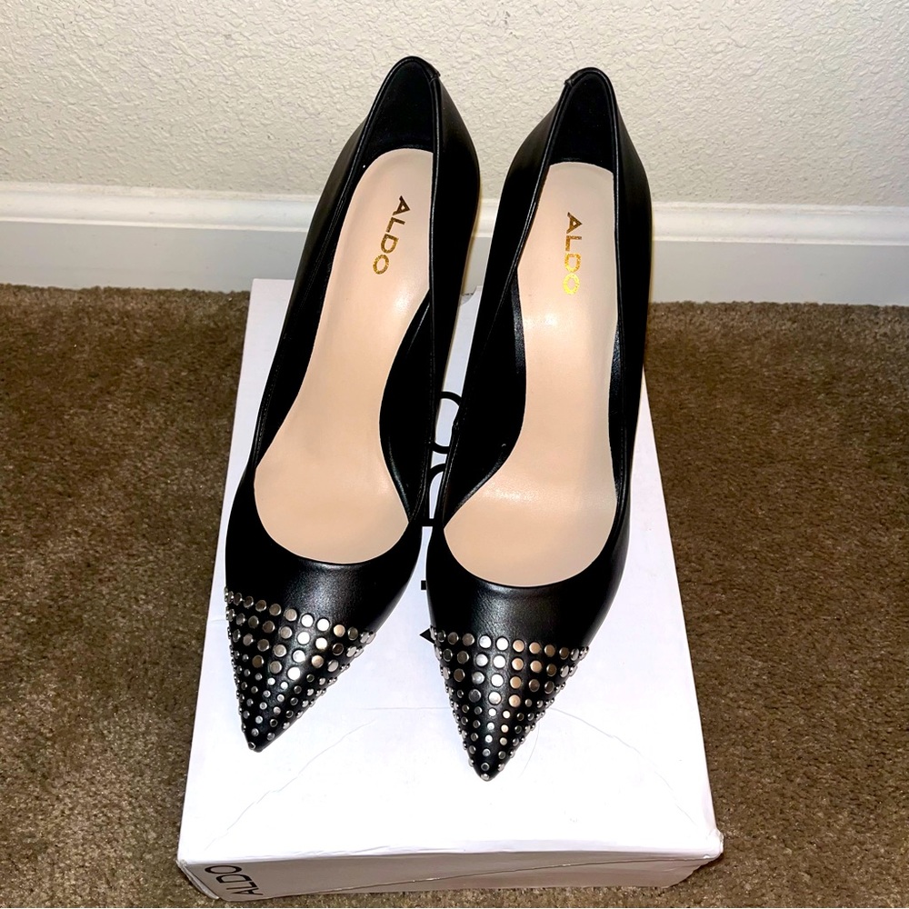 🖤 ALDO Black Point Toe Craysa-96 Heels
